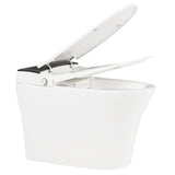 Heated Seat Smart Toilet, One Piece Toilet, Automatic Flush Tankless Toilet without Bidet, with Foot N753P213733G