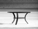 Outdoor Round Side Table, Small Metal Table Patio End Table Coffee Bistro Table for Indoor Outdoor, 55146509