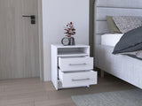 Greter 24" Two-Drawer Night Stand With open shelf B070P224228