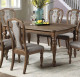 Transitional Style 1pc Dining Table Ash Oak Rectangle Table Unique Design Legs Kitchen Dining Room B011P222857