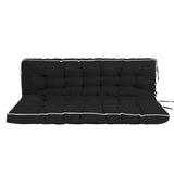 Outdoor Swing Cushions 70 Inch, Waterproof 4" Thick Porch Swing Cushion Replacement with Backrest 10431425
