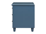 28''Pine Wood Nightstand 3 Drawers and Smooth Gliding Rails ,Simple Bedside Cabinet WF319366AAV
