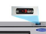 ORIKOOL 60" Commercial Under Counter Freezer 2 Door 18.5 Cu.ft Undercounter Work Top Freezers ETL W2095126120