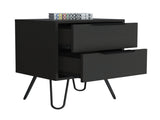 Nightstand with 2 Drawers, Modern Bedside Table with Storage, Bedroom End Table for Home B097132918