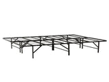 Metal Mattress Foundation Bed Frame, Cal King Size Bed Base, Bedroom Furniture, Black B011P204496