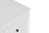 Modern White 10-Drawer Dresser for Bedroom - Ample Storage Wide Chest of Drawers, Sturdy & Safe W1785P298992