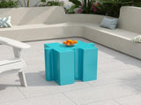 Puzzle Art Side Table, Modular Concave Edge MGO Table - Buy Singles or Combine for Custom Layouts, N770P347932L