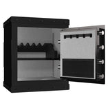 Three-lock safe, measuring 20.4 16.5 14.1 , suitable for home and office use, large steel W396P307320