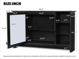 3-in-1 Bathroom Mirror Cabinet, 36-inch Wall Mounted Medicine Cabinet with Adjustable Shelf & Soft N710P358618B