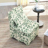 ZUN Flannel single dining chair with soft seat cushion and backrest, no armrests, matching pillow can be W487P221665