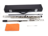 Nickel Plated C Closed Hole Concert Band Flute with E Key 00240637