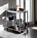 Lisses Chrome Finish Serving Cart B2726P286818
