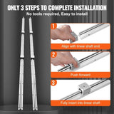 Linear Guide Rail Set, SBR16 2000mm, 2 PCS 78.7 in/2000 mm SBR16 Guide Rails and 4 PCS SBR16UU Slide T3342P360018
