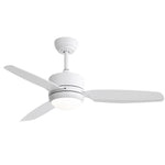 ZUN 46 Inch New Design Ceiling Fan with Lights 3 ABS Blades 6-speed DC Motor W882P212630