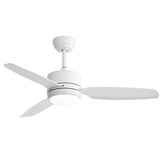 ZUN 46 Inch New Design Ceiling Fan with Lights 3 ABS Blades 6-speed DC Motor W882P212630