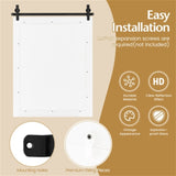 30" x22" Natural Wall Mount Mirror with Wood Frame 17624636