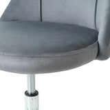 Modern velvet fabric metal legs living room furniture dining chair, plated five-claw legs, soft and W210P217847