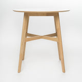 Wood Counter Height Round Dining Table, Natural Oak Finish, 35.4"D x 35.4"W x 36"H 58913.00OAK