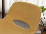 Porth Fabric Kitchen 28.25" Counter Height Stools, Set of 2, Yellow T2574P165090
