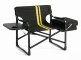 46.46" x 20.87" x 33.46" Folding Camping Chair with Side Table & Insulated Cooler Bag, Spray-Coated 53355141