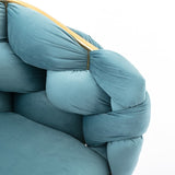 Luxury modern simple leisure velvet single sofa chair bedroom lazy person household dresser stool W117067859