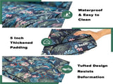 Outdoor Bench Cushion, 63 20 4 Inch, Tufted Waterproof Swing Cushion with Ties, for Patio Bench 31309036