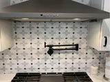 Pot Filler Faucet Wall Mount,Commercial Kitchen Faucet Folding Stretchable with Double Joint Swing 00291478