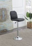 BAR STOOL in Black Faux Leather B089127394
