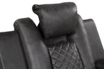 ZUN LED & Power Recliner Chair Made With Faux Leather in Gray 659436262294