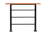Handrails for Outdoor Steps, Wrought Iron Solid Wood Hand Railing for Concrete Steps, Porch Steps, 57461592