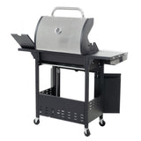 Propane Grill 4 Burner Barbecue Grill Stainless Steel Gas Grill with Side Burner, 46,500 BTU Outdoor W165083092