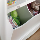 Bookcase Footboard with Storage, White finish B356P354497