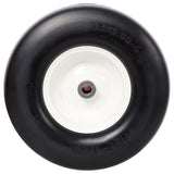 2pcs 13x5.00-6" Flat Free Lawn Mower tires,Zero Turn Mower replacement Solid Tire, Smooth tread, W465P266297