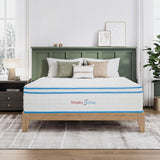 ZUN 12 Inch Queen Mattress with Pillows, Gel Memory Foam Mattress Bed in a Box, Twin Bed Mattress 64758197