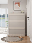 ZUN Shoe Storage Cabinet for Entryway, Hidden Shoe Cabinet with 3 Doors 2 Drawers Slim Shoe Cabinet, 98092525