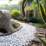 38lbs Decorative Garden Stone Outdoor Landscaping, Walkways, Yard, 1-3 inch Large Polished River W3280P296565