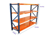 Garage shelves Heavy Duty - 4400 lbs garage storage 4 levels, adjustable metal shelving units and 57666355