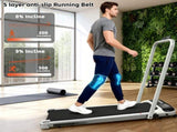3 in 1 Under Desk Treadmill with Incline,Foldable Treadmills Home, Walking Pad with Handle Bar K1163P389561