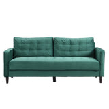 74" High Resilience three seater Sofa, Wooden Frame 3 Seat Sofa, Comfy , Modern Upholstered Sofa, W311P192812