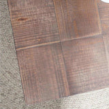 Rustic Industrial Wood Coffee Table, 47.2*23.5x18" Wood Coffee Table, Handcrafted Table W2729P270748