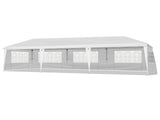 10x30ft Outdoor Pop Up Canopy, Portable Instant Canopy Tent with 8 Sidewalls for Outdoor Events 47765489