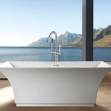 Freestanding Bathtub Faucet with Hand Shower W1533124983