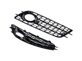 Front Bumper Fog Lamp Grille Cover fit for Audi S4 Base 3.0L Supercharged 2008-2012 95453085