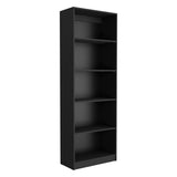 Home 4 Shelves Bookcase with Multi-Tiered Storage -Black -Office B200137818