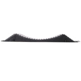 4PACK Tire Saver Ramps,Wheels Tire Saver Ramps,Anti-Slip Hard Plastic Design,Black 96888067