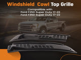 Windshield Wiper Cowl Panel Grille Set for Ford F-250 F-350 Super Duty 2017-2022 45044701