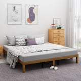 Queen Size Wood Platform Bed Frame,No Box Spring Needed,Strong Wood Slat Support, Easy Assembly W1917P169562