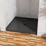 Goodyo 36"x36" Shower Base 3.5" Height Anti-slip Acrylic Center Drain Single Threshold Shower Basin D163114243