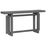 ZUN U_STYLE Contemporary Console Table with Wood Top, Extra Long Entryway Table for Entryway, Hallway, WF305653AAG