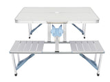 One Piece Folding Table and Chair Aluminum Alloy 66675538